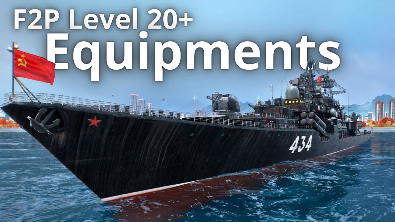 RF Admiral Ushakov - Recommendation Best Equipments for beginners Level 20 - Modern Warships