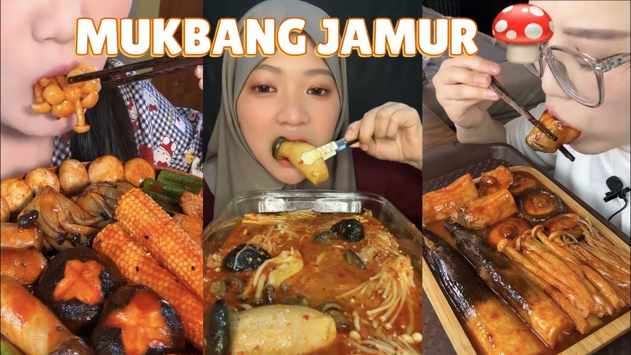 MUKBANG JAMUR 🍄😋🥵 ||