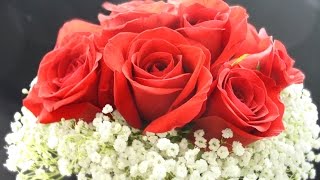 ♡♥ Ramo de Novia Redondo con Rosas ♡♥