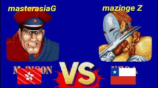 Street Fighter 2: Champion Edition - masterasiaG(C) vs mazinge Z(C). M.Bison vs Vege Street Fighter 2: Champion Edition - masterasiaG(C) vs mazinge Z(C). M.Bison vs Vege