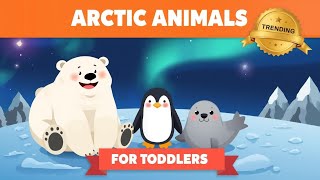Arctic Animals for toddlers ❄️ | Polar Region Animal Flashcards | Learn with Pictures