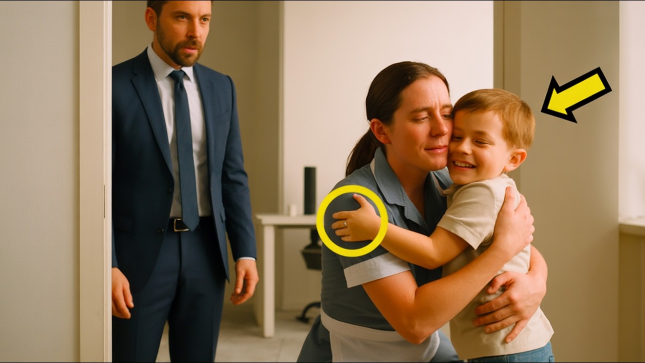 BOGATY MĘŻCZYZNA BRZYDZIŁ SIĘ SPRZĄTACZKĄ… ALE SYN PROSIŁ JĄ KAŻDEGO DNIA, BY BYŁA JEGO MAMĄ…