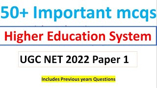 50+ Higher Education System MCQS   UGC NET paper 1  2022   Useful for SET exam also 1 1 screenshot 3
