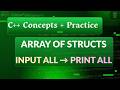 What Is an Array of Structures in C++? (Store Many Records Easily)