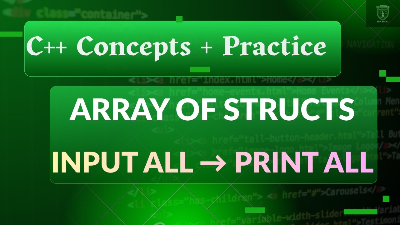 What Is an Array of Structures in C++? (Store Many Records Easily ...