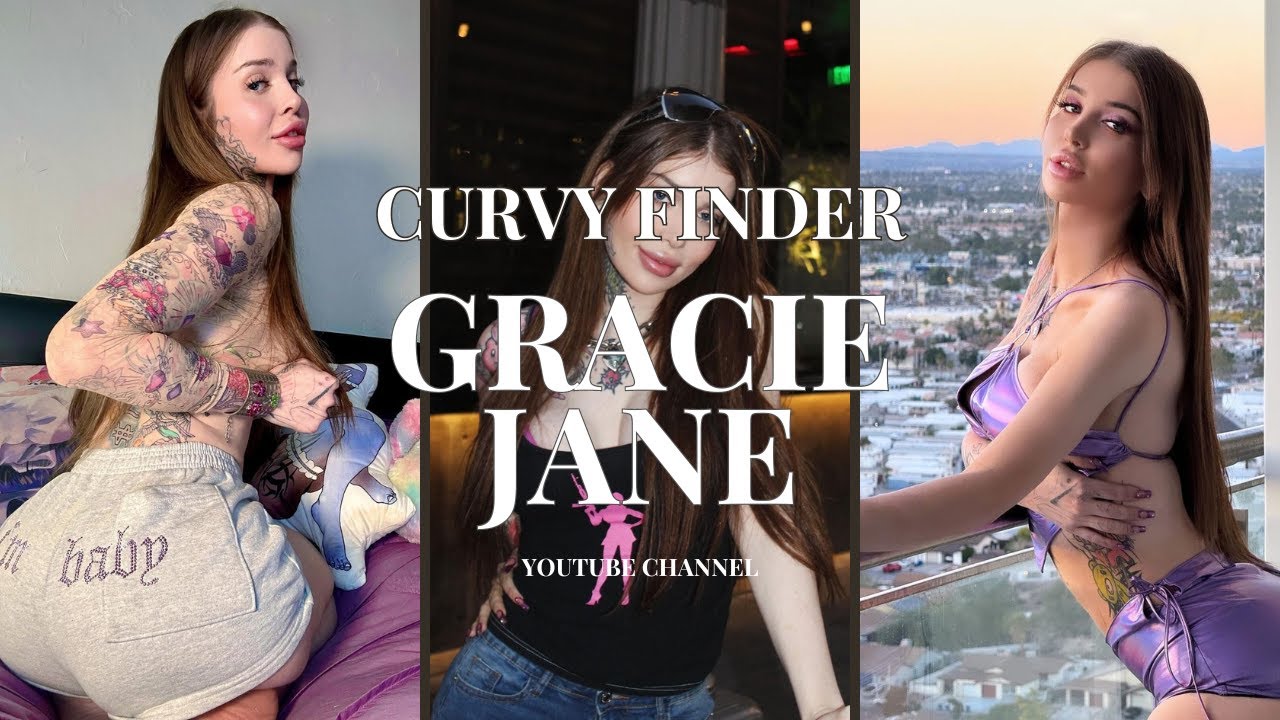 Gracie Jane Glamorous Plus Size Curvy Fashion Model | Curvy Plus Size