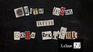 Sasha Rock'n'Roll guitar lessons - Johnny Thunders (I Wanna Be Loved) видео урок №23 Sasha Rock'n'Roll guitar lessons - Johnny Thunders (I Wanna Be Loved) видео урок №23