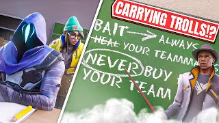 Subroza Shows How To *WIN RANKED* W/ TROLLING Teammates..