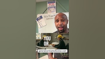 How to get a General Contractors License with no Experience