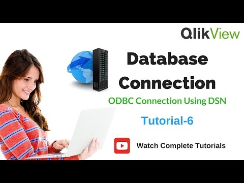 QlikView Connecting to ODBC | QlikView Data Sources | Tutorial 6