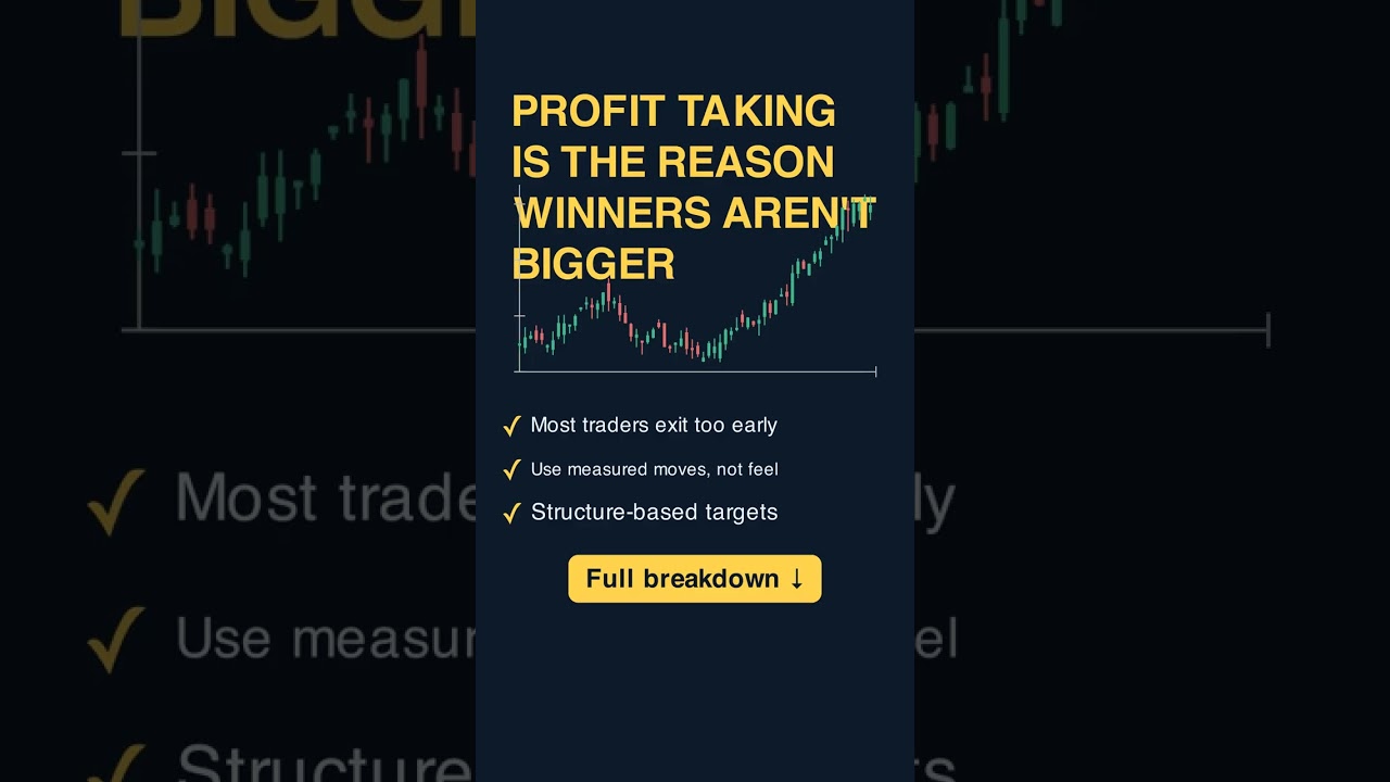 Thumbnail for Profit Taking Is The Reason Winners Aren't Bigger #shorts