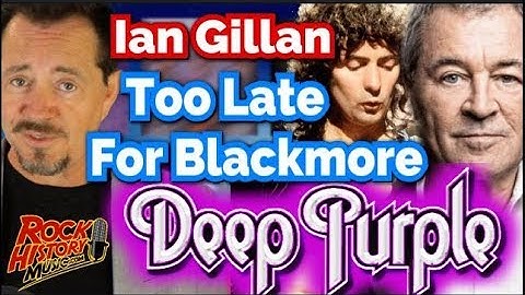 Ian Gillan Says It