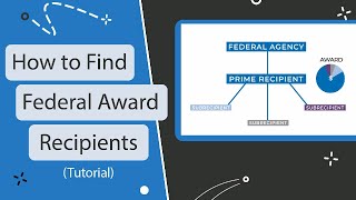 TUTORIAL: How to Find Federal Funding Recipients