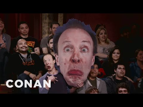 NCAA Big Face Fan Infiltrates Conan's Audience | CONAN on TBS