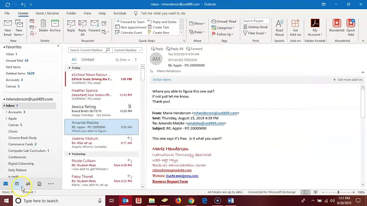 Outlook: Creating Contacts & Contact Groups