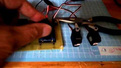 ルネサスRL78マイコン + サーボモータ2ch + ジョイスティック