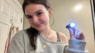 asmr chaotic eye exam!