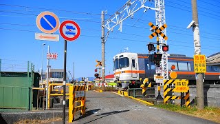 JR東海道線【№350】瀬戸川踏切・通過・走行映像（焼津駅⇔用宗駅）静岡県焼津市浜当目（鉄道・旅客・列車・電車）