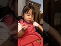 【これは痛い】食べながら寝てしまい大ダメージを受ける1歳半の娘　Baby falls asleep while eating and suffers great damage! #Shorts