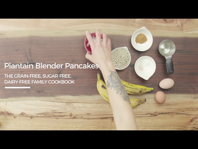 Blender Plantain Pancakes