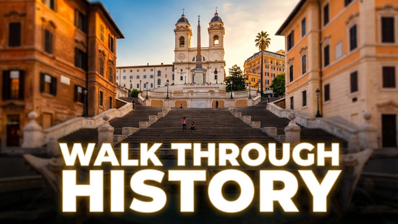🇮🇹 Rome’s Spanish Steps | 4K Walking Tour | Most Beautiful Landmarks ...