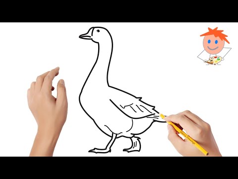 Wideo: Jak Narysować Gęś Ołówkiem