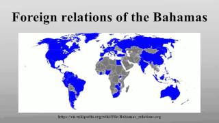 Foreign relations of the Bahamas