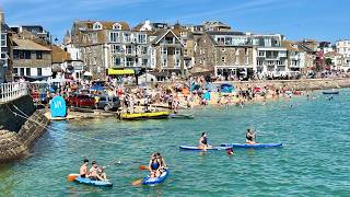 St. Ives, Cornwall: The Caribbean of the UK | 4K HDR ASMR Walking Tour