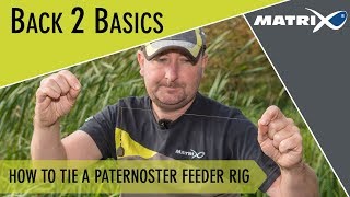 *** Coarse & Match Fishing TV *** Back 2 Basics How to tie a paternoster rig