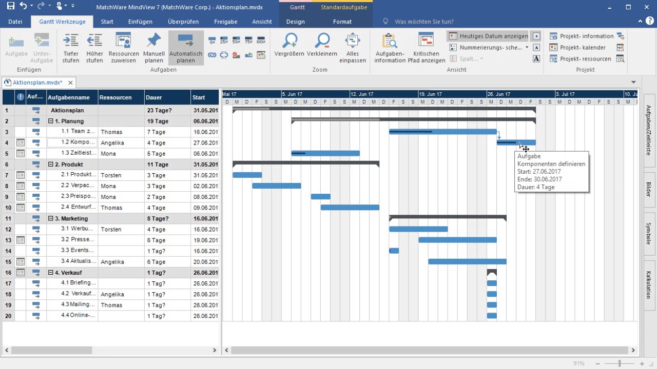 Mindview 7 Projektmanagement Youtube