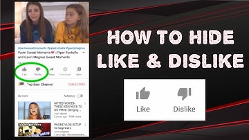How to Hide Likes & Dislikes on YouTube  Videos 2021