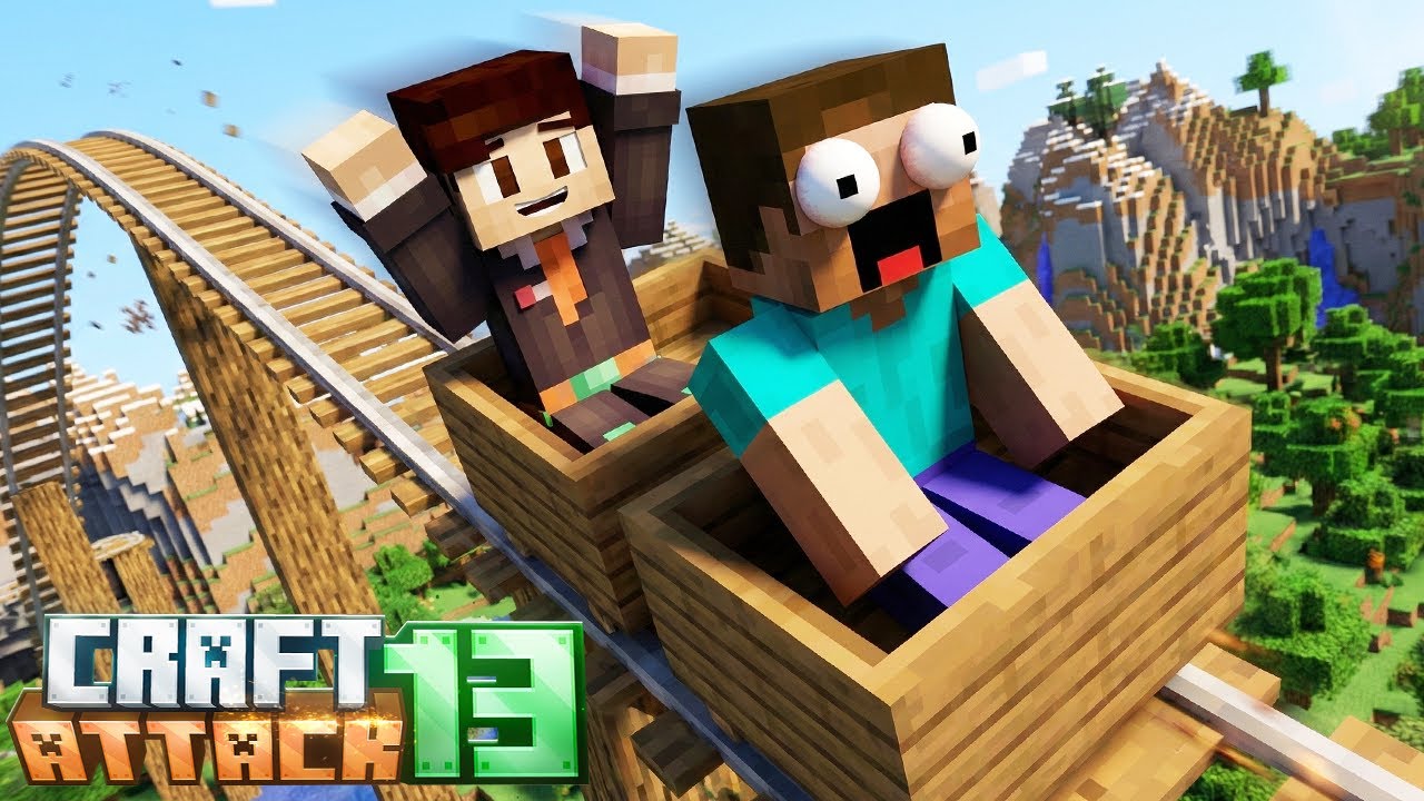 TheJoCraft hat eine ACHTERBAHN gebaut 😱 | CraftAttack 13
