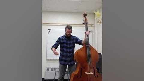 Double Bass standing position - A Minute of Your Time