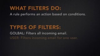 cpanel tutorials - global email filters