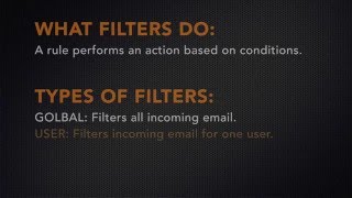cPanel Tutorials - Global Email Filters