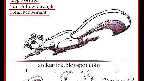 Squirrel Run Cycle Animation | Simple Way of Animation | ANIstarTV | Learn & Earn | ANImation ART