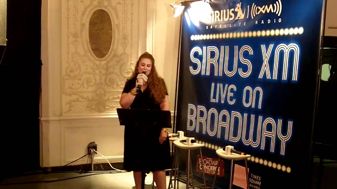 Julie James Listen to My Heart Sirius XM LIve on Broadway! YouTube