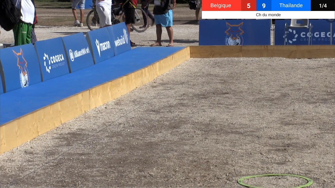 Miniature : Pétanque 2025: Ch du monde X2 mixte (Rome) 1/4 finale
