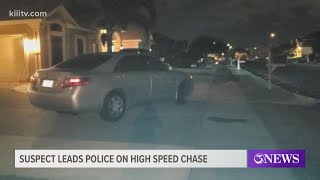Suspect arrested after leading police on high speed chase