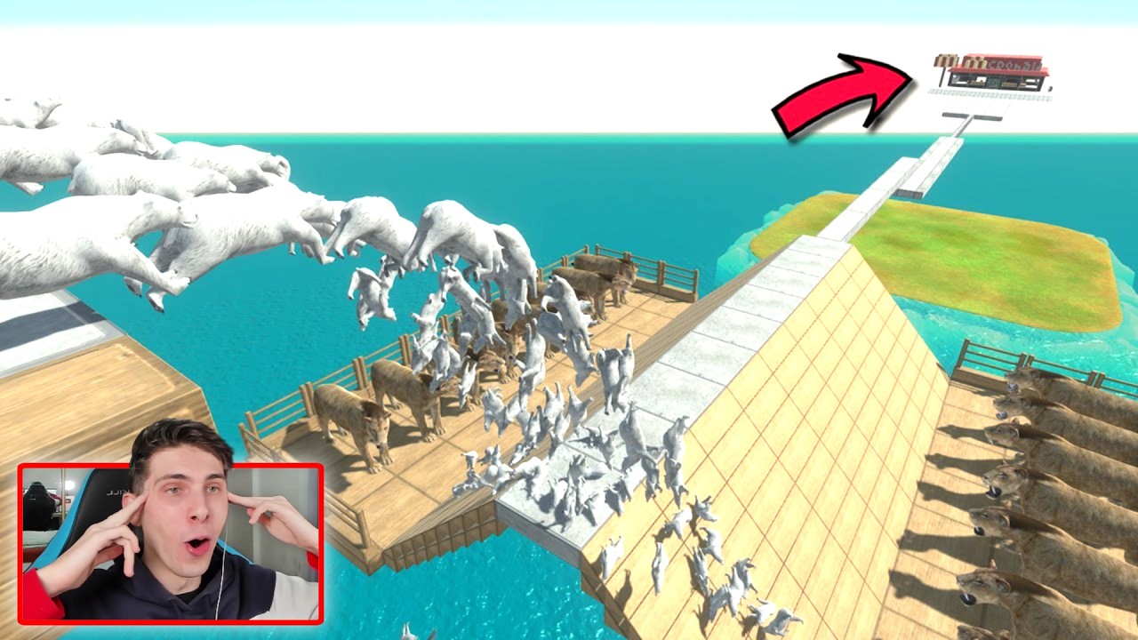 PUENTE RETO - CORRER Y SALTAR PARA SOBREVIVIR - ANIMAL REVOLT BATTLE SIMULATOR