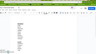 list brainstorm method