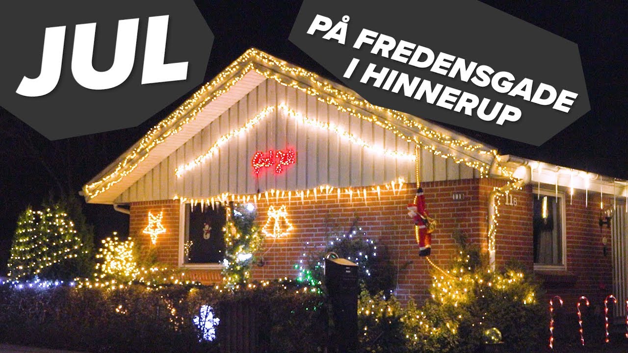 falme privatliv blandt Julelys på Fredensgade i Hinnerup - YouTube