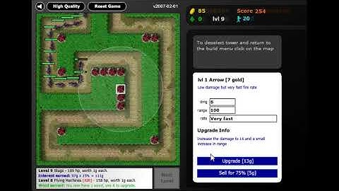 Flash Element TD - Flash Gameplay