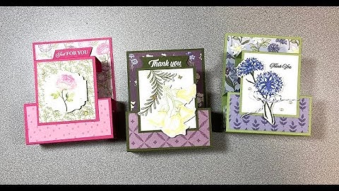 Double Box Fun Fold Cards with Wonderful World bundle