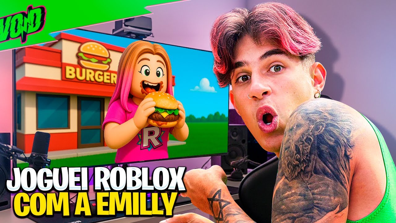 A EMILLY VICK COMEU CARNE NO ROBLOX *vomitou?