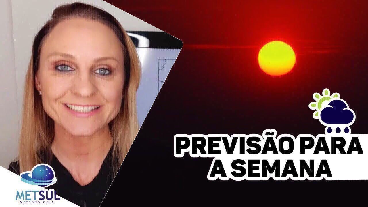 12/07/2020 - Previsão do tempo para a semana | METSUL