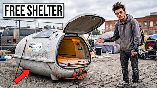 Homeless Boy Found a Broken Sleeping Pod Nobody Claimed - Sealed It and Never Slept Cold Again