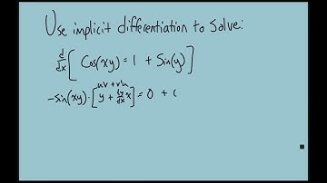 Calculus Problems: Implicit Differentiation (#5)