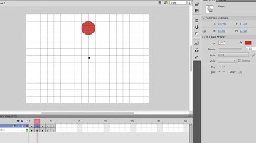 Adobe Flash - Animating a Bouncing Ball p2