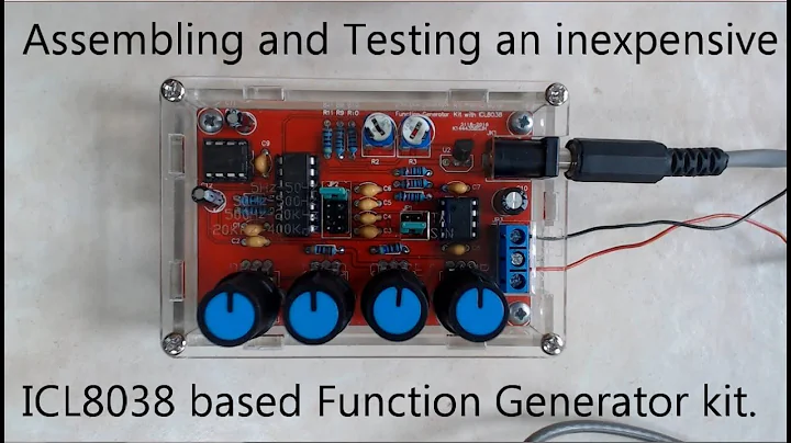 Unleash Your Creativity with the ICL8038 Function Generator Kit